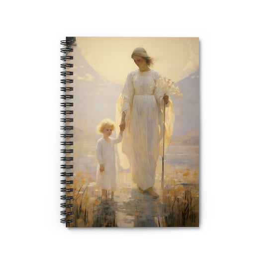 Serenity in Motherhood Mother's Journal - Sanctified Souls Art - Religious Based Notebook - Spiral Notebook - Ruled Line - Mother's Day Gift
