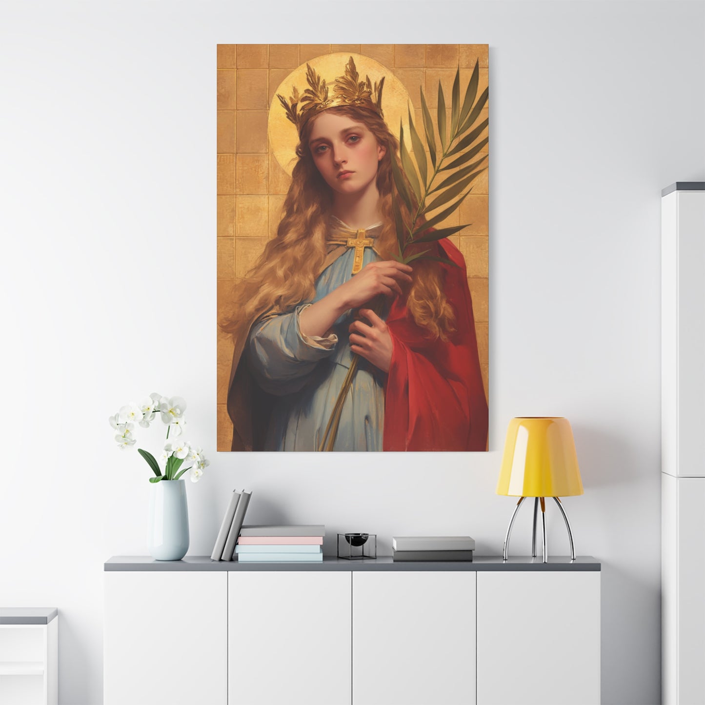 Saint Agrippina - Gallery Wrapped Canvas - Print - Religious Art for your Home - Catholic Art