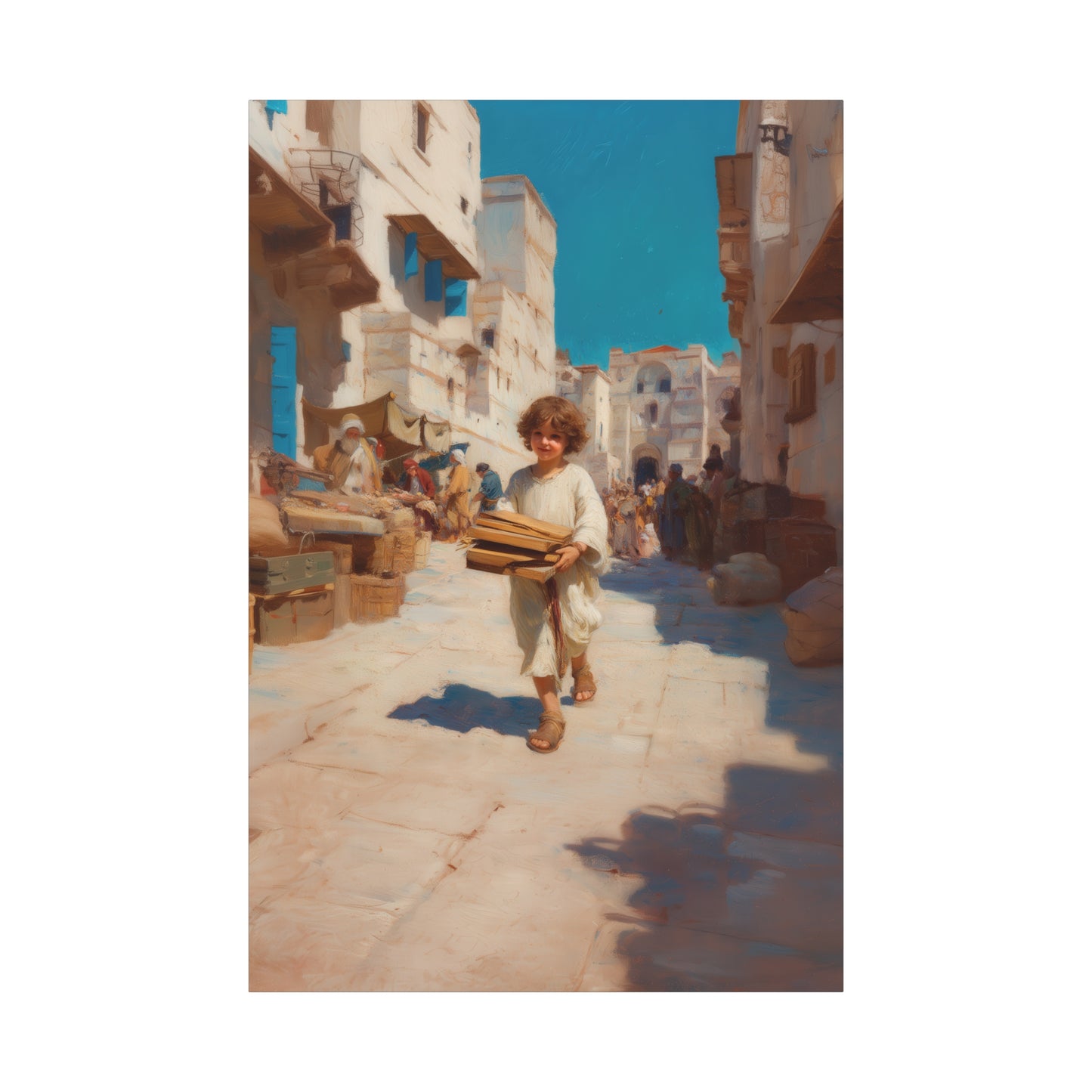 Nazareth and the Hidden Light of Christ - Gallery Wrapped Canvas - Print - Religious Art for your Home - Catholic Art