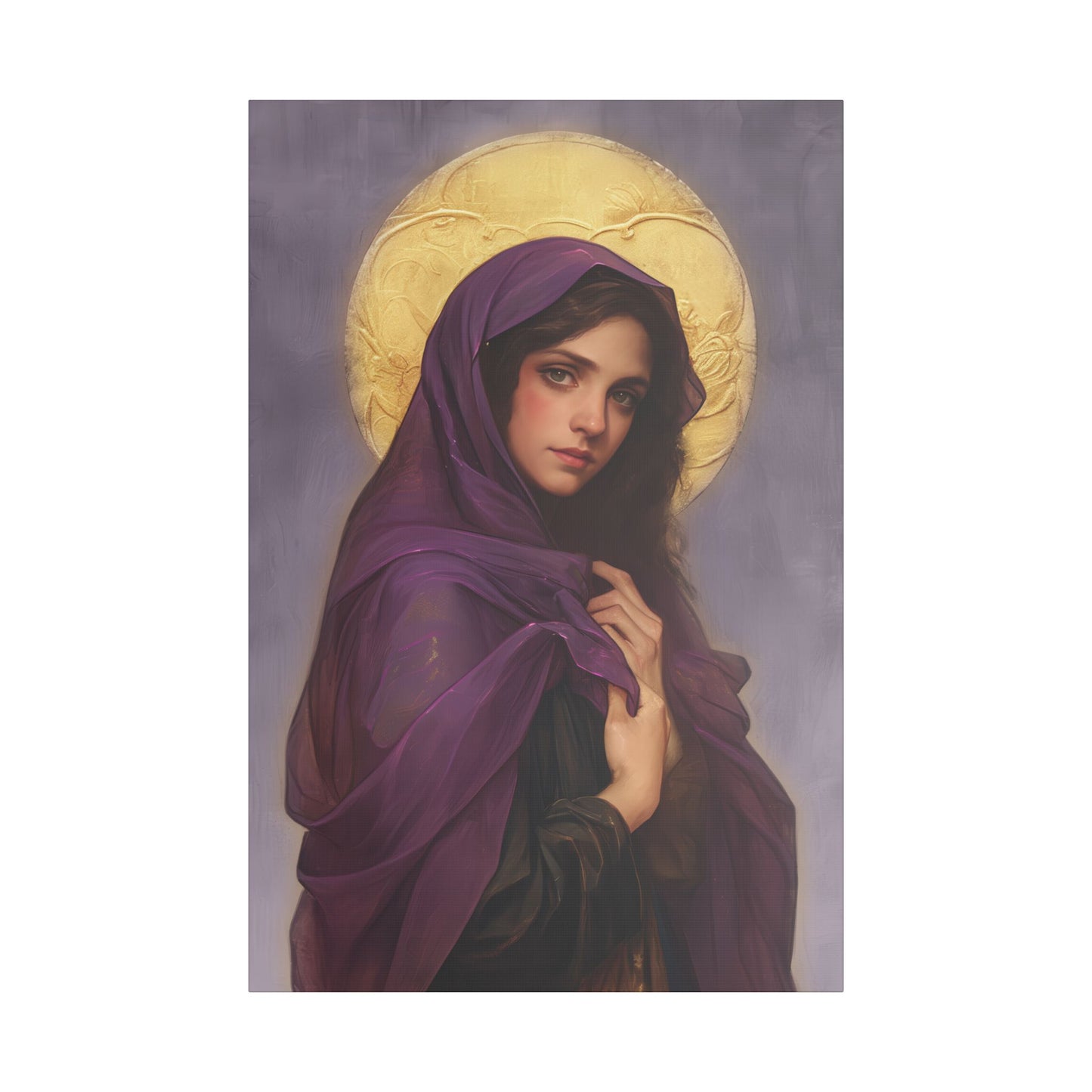 Saint Lydia Purpuraria / Lydia of Thyatira  - Museum Wrapped Canvas - Print - Religious Art for your Home - Christian print - Religious