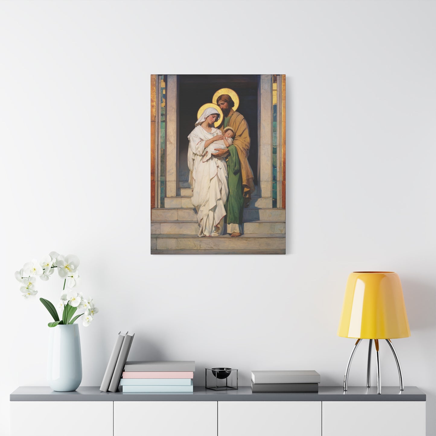 The Feast of the Presentation of the Lord - Holy Family - Gallery Wrapped Canvas - Print - Religious Art for your Home - Catholic art print - prayer room art