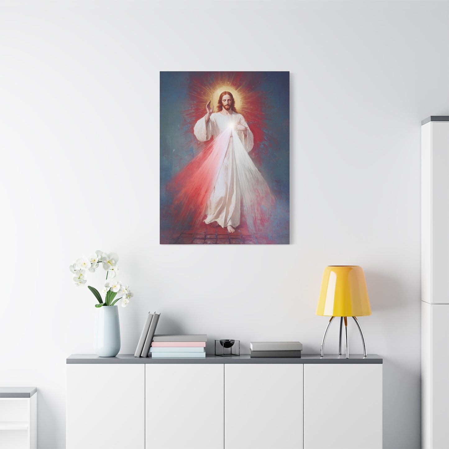 The Divine Mercy - Our Lord Jesus Christ - Gallery Wrapped Canvas - Print - Religious Art for your Home - Catholic