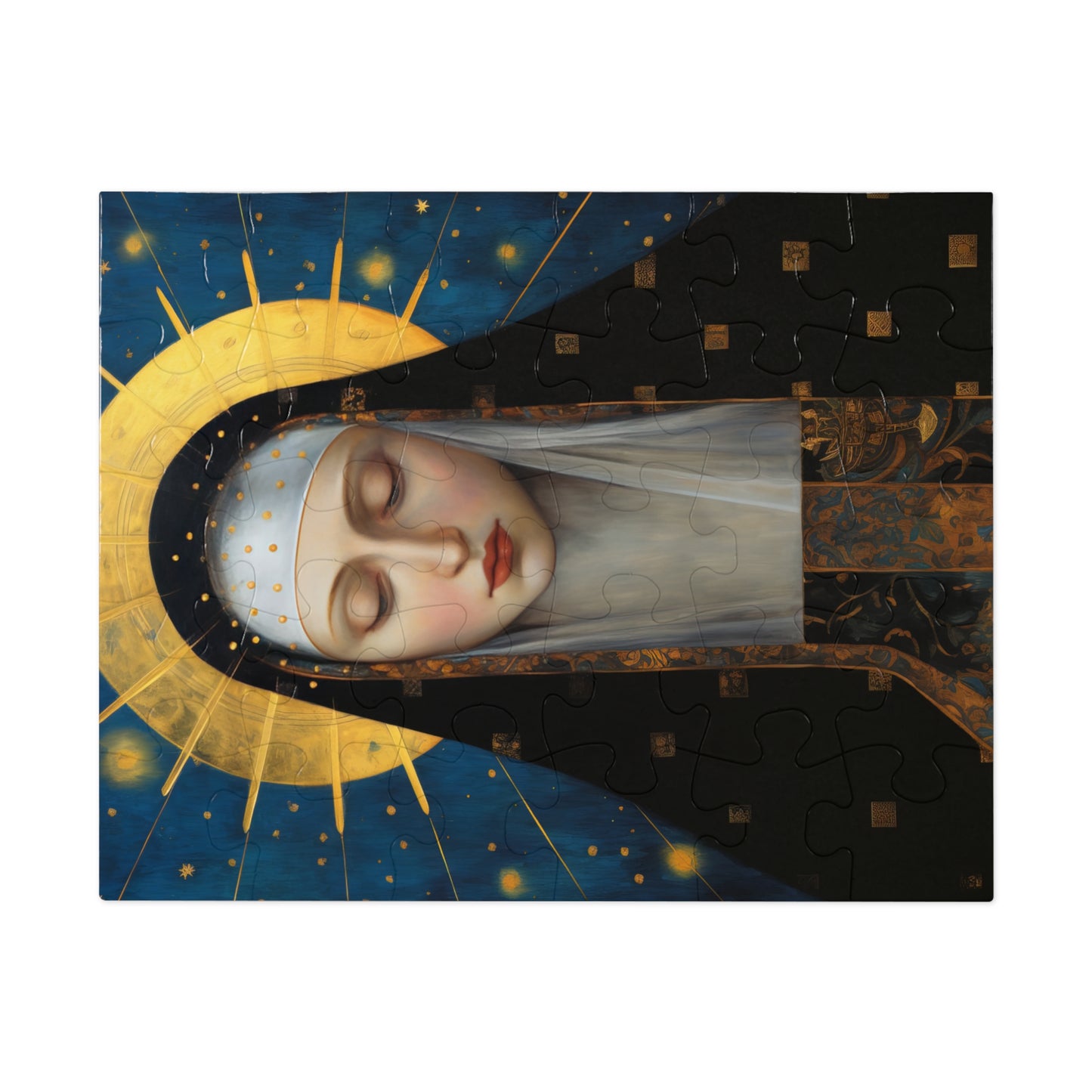 Saint Bridget of Sweden - Puzzle and Keepsake Tin - Religious Jigsaw Puzzle (30, 110, 252, 500,1000-Piece) - Religious Puzzle