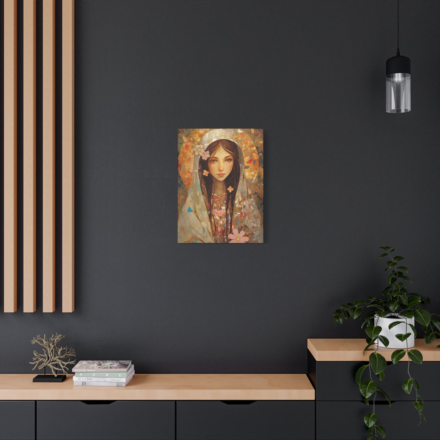 Saint Maria Goretti - Museum Wrapped Canvas - Sanctified Souls Print - Religious Art for your Home