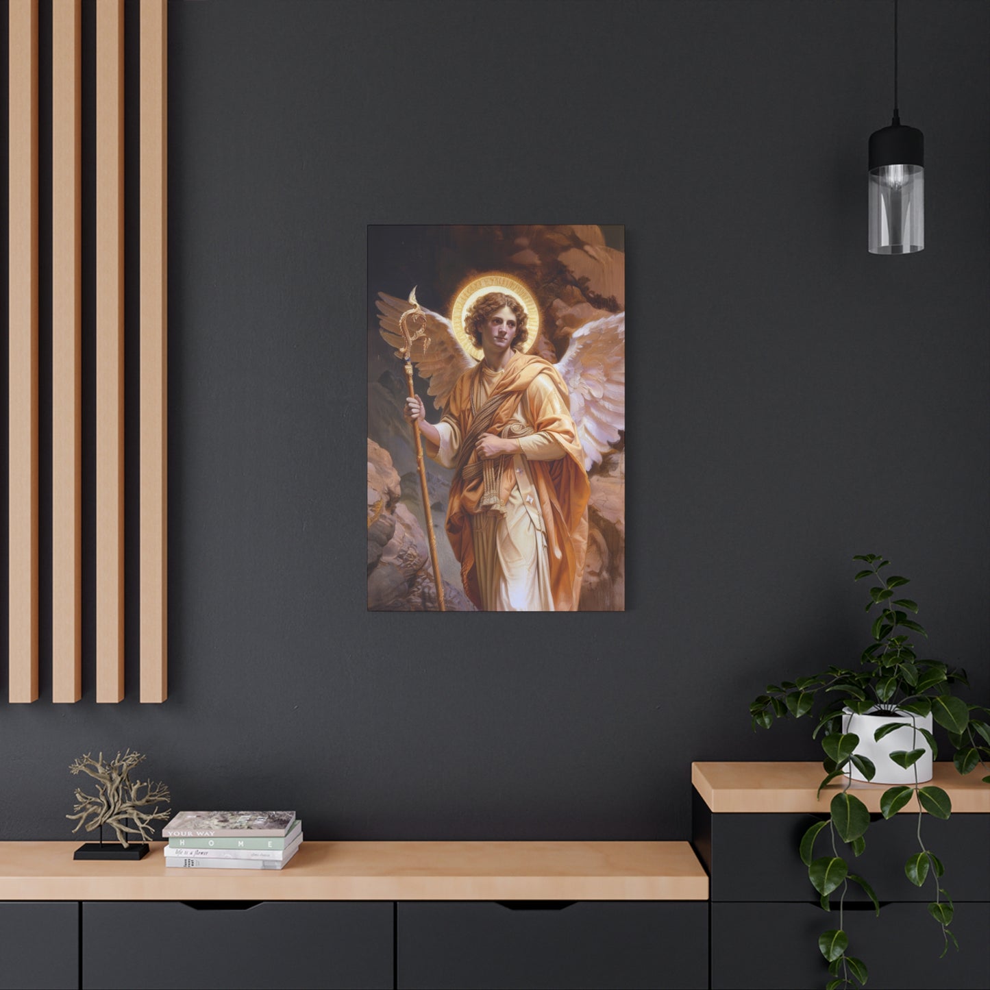 Saint Raphael the Archangel - Gallery Wrapped Canvas - Print - Religious Art for your Home - Catholic