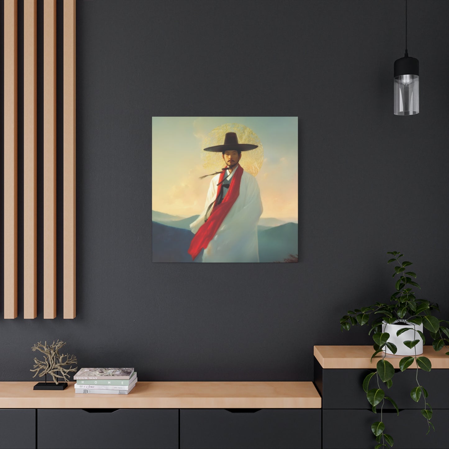 Saint Andrew Kim Taegon - Multiple Sizes - Catholic Home art - Museum Wrapped Canvas - Sanctified Souls Print - Martyr Saint
