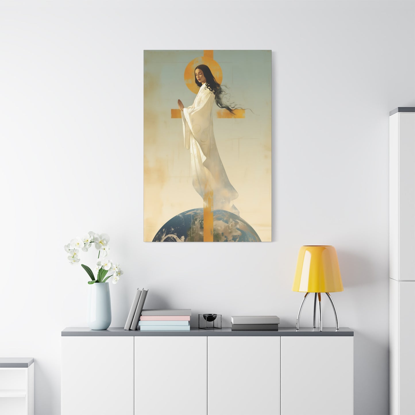 Our Lady of Akita - Mother Mary - Gallery Wrapped Canvas - Print - Religious Art for your Home - Catholic
