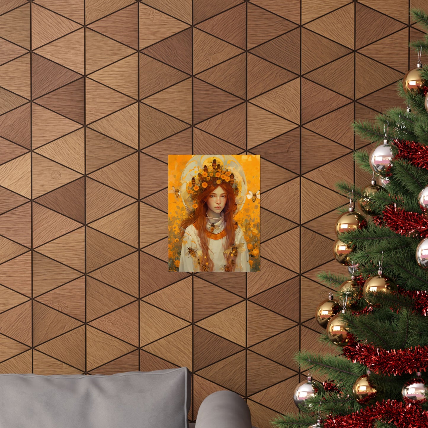 Saint Abigail - Sanctified Souls Print - Multiple Sizes - Premium Matte Vertical Posters