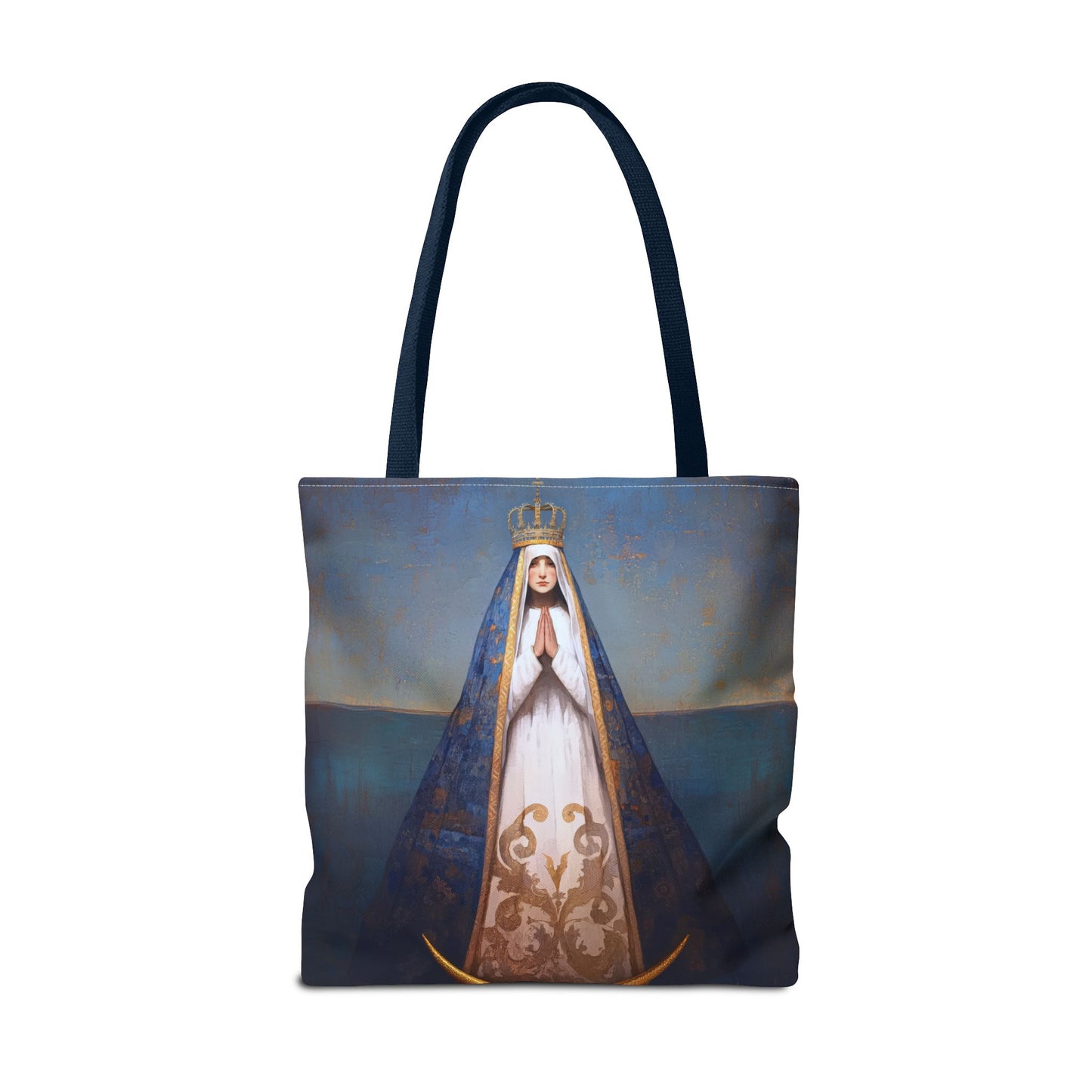 Virgen del Valle - Mother Mary  - Virgin of the Valley - Marian Art - Tote Bag - Large Medium Small Faith Art Bag - Tote Purse