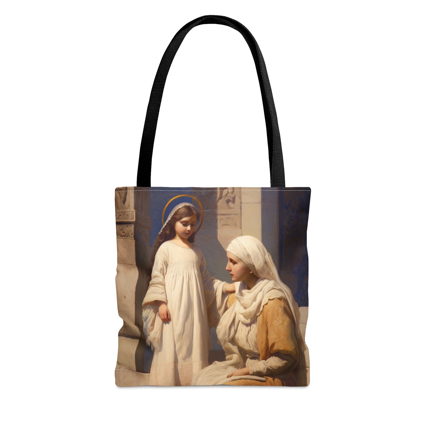 The Feast of the Presentation of the Blessed Mary Tote Bag - Large Medium Small Faith Art Bag - Catholic Faith Purse - Double Sided