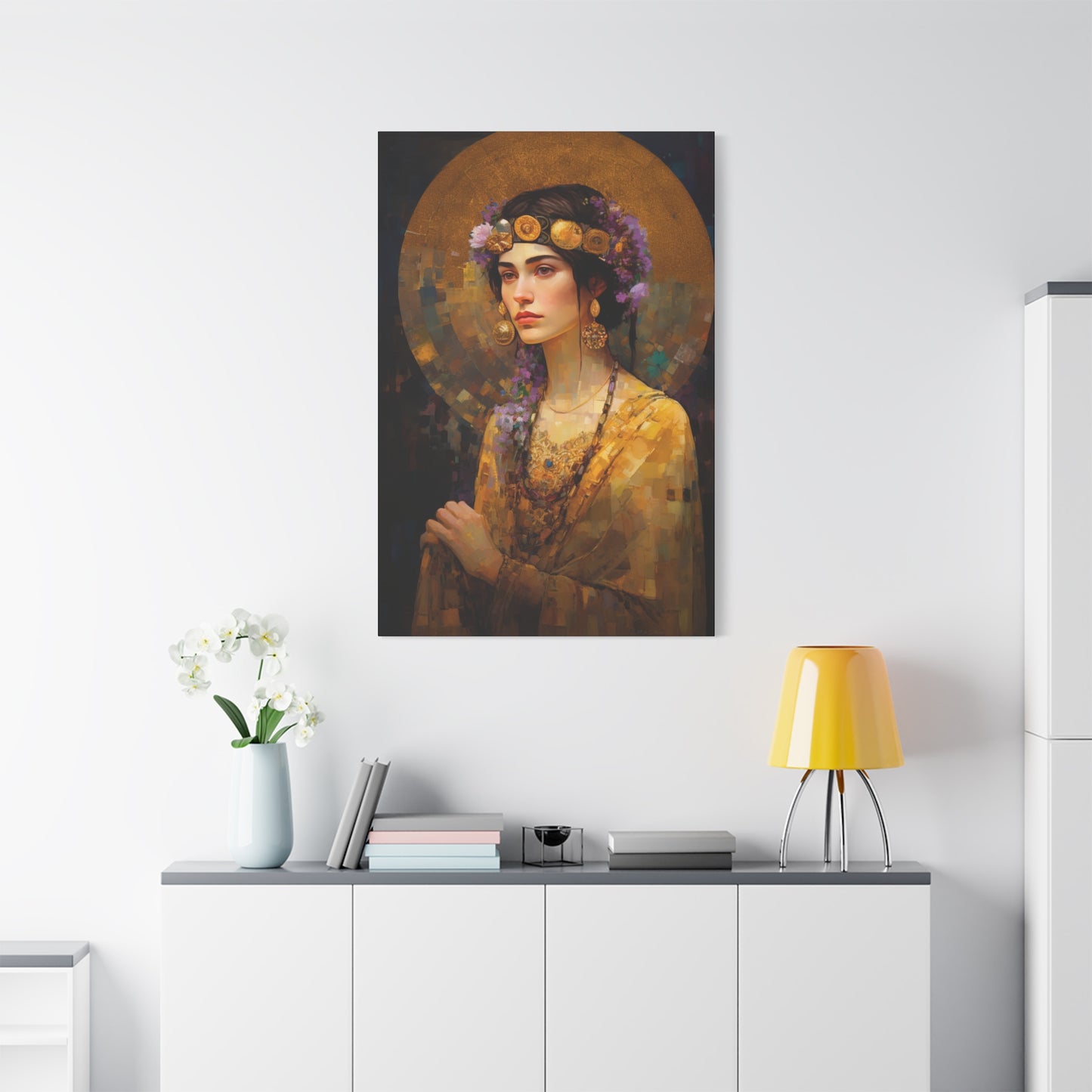 Saint Lydia Purpuraria Canvas Print - Multiple Sizes - Catholic Home art - Museum Wrapped Canvas - Sanctified Souls Print