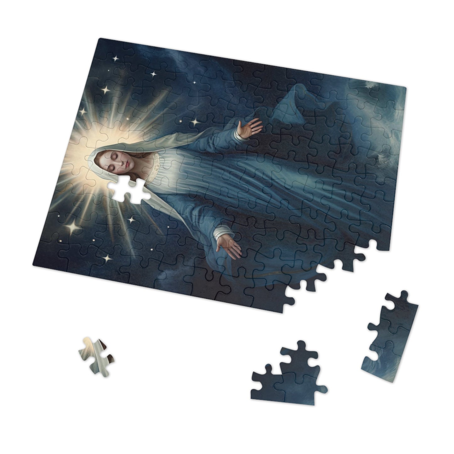 Our Lady Star of the Sea - Puzzle and Keepsake Tin - Religious Jigsaw Puzzle (30, 110, 252, 500,1000-Piece) - Religious Puzzle