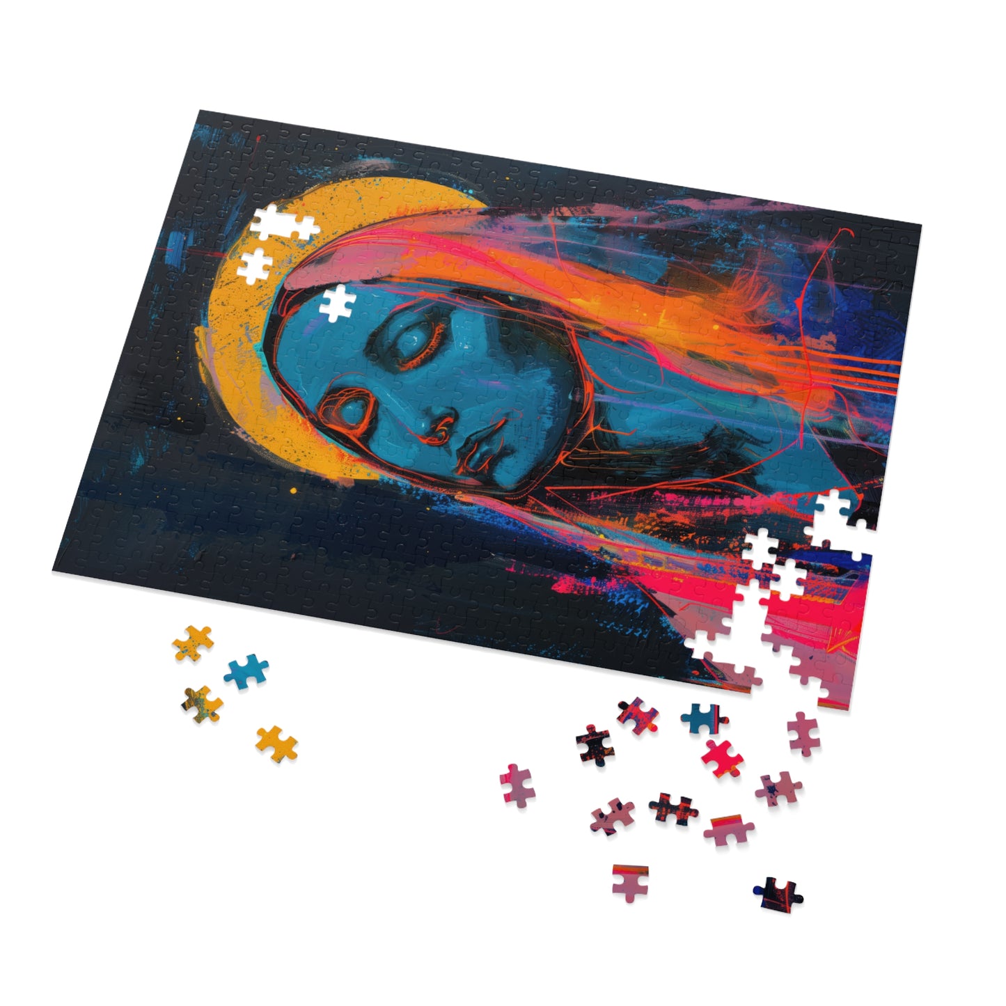 Mary, Mother of God _ Mother of Eternal Wisdom - Puzzle and Keepsake Tin - Religious (30, 110, 252, 500,1000) - Religious Catholic Puzzle