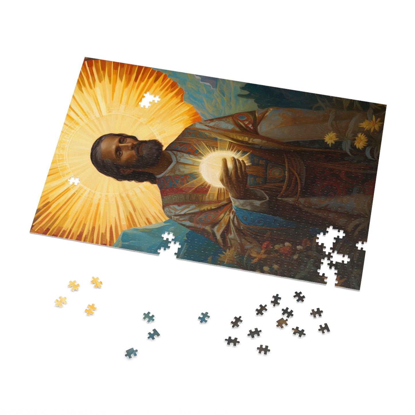Saint Benignus of Dijon - Puzzle and Keepsake Tin - Jigsaw Puzzle (30, 110, 252, 500,1000-Piece) - Religious Puzzle