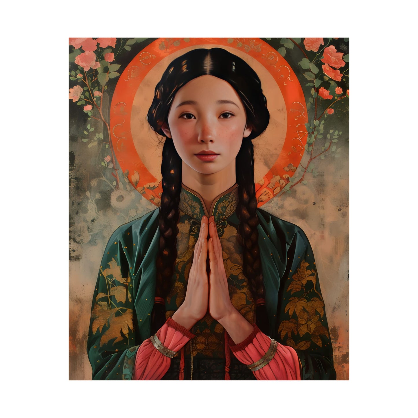 Saint Anna Wang - Sanctified Souls Print - Multiple Sizes - Premium Matte Vertical Posters -  Martyr of China
