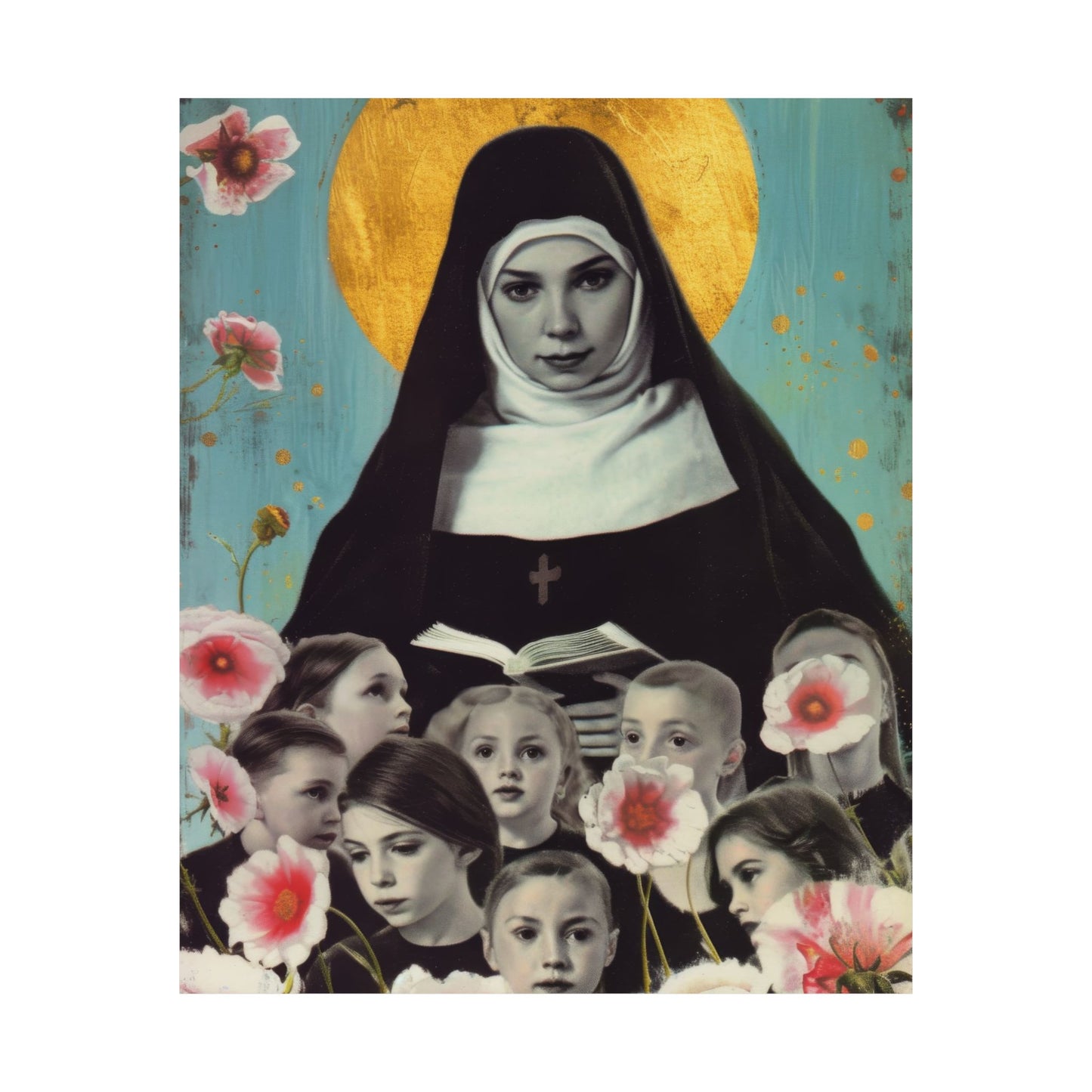 Saint Joan de Lestonnac - Sanctified Souls Print - Multiple Sizes - Premium Matte Vertical Posters
