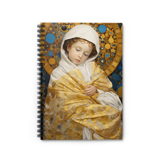 Divine Innocence: The Christ Child Journal - Sanctified Souls Art - Religious Based Notebook - Spiral Notebook - Ruled Line