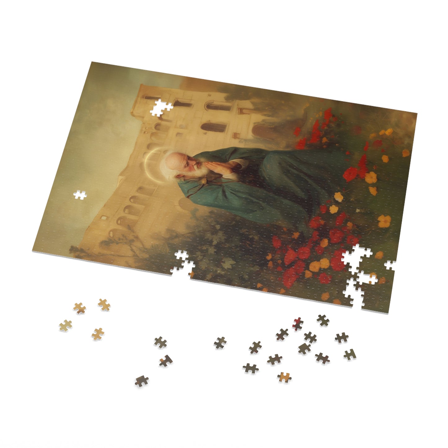 Saint Cyprian - Puzzle and Tin - Religious Jigsaw Puzzle (30, 110, 252, 500,1000) - Gift Catholic Families