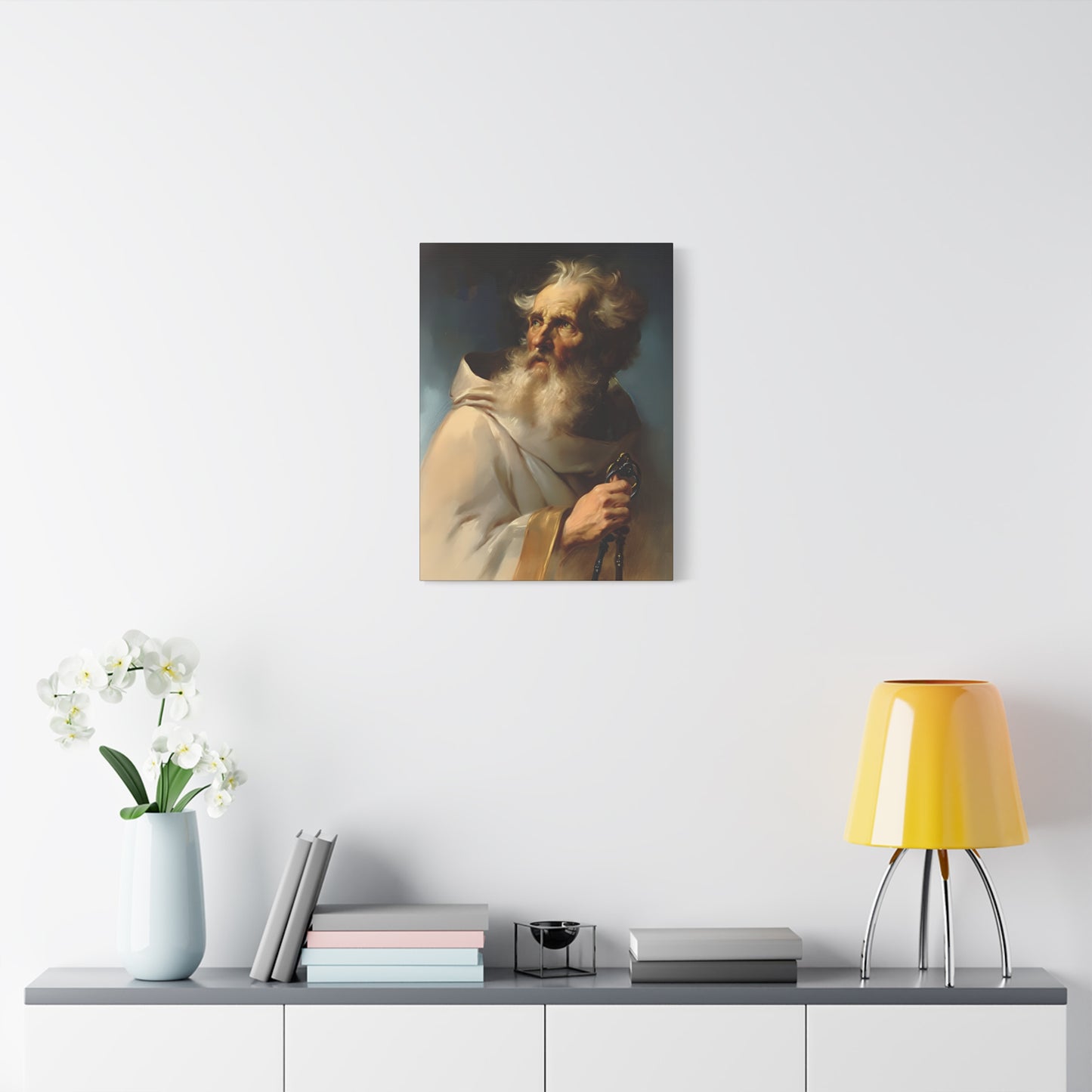 Saint Peter the Apostle - Museum Wrapped Canvas - Print - Religious Art for your Home - Christian print - Prayer Room - Catholic