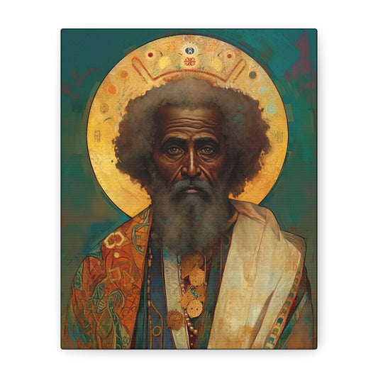 Saint Moses - Museum Wrapped Canvas - Sanctified Souls Print - Religious Art for your Home