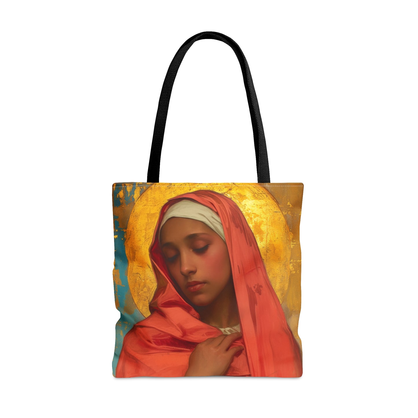 Saint Lea of Rome Tote Bag - Purse - Three sizes - Large Medium Small Faith Art Bag - Catholic faith inspired carry-all purse - Double Sided