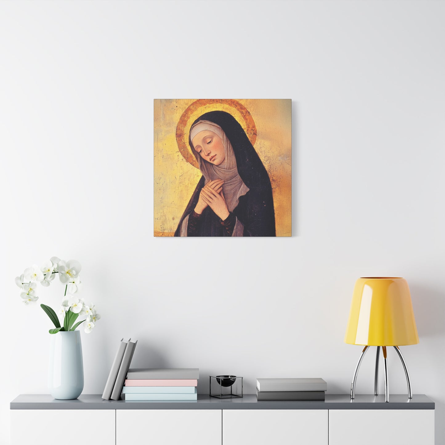 Saint Syncletica of Alexandria - Desert Mother - Gallery Wrapped Canvas - Print - Religious Art for your Home - Catholic