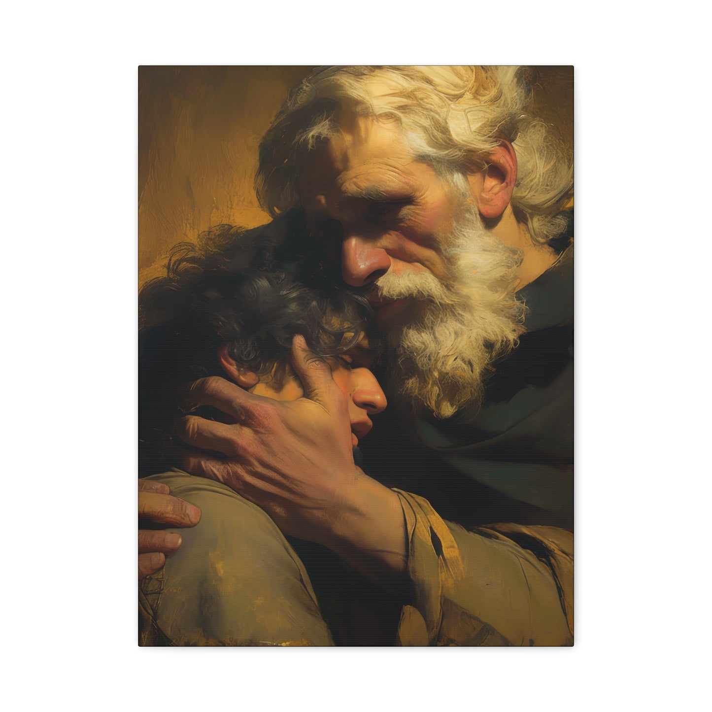 The Return of the Prodigal Son - Gallery Wrapped Canvas - Print - Religious Art for your Home - Catholic Art Print