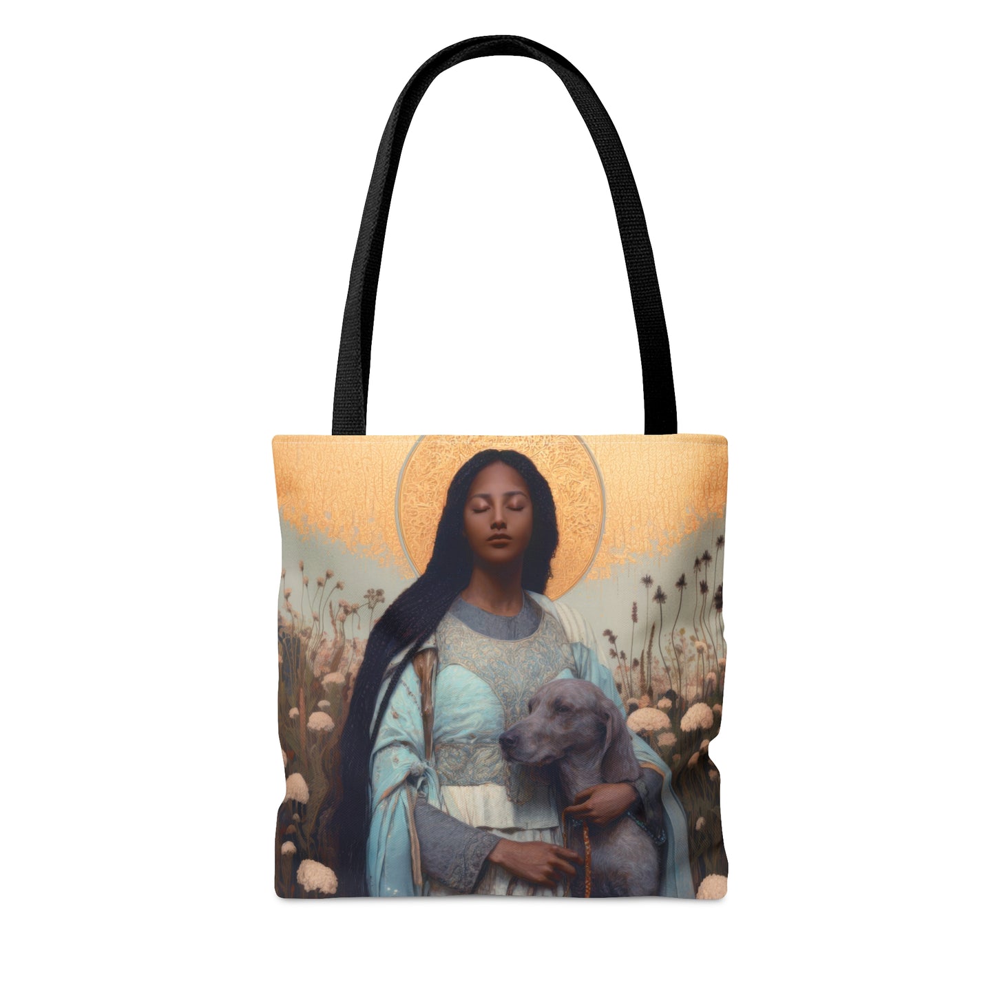 Saint Quiteria - Tote Bag - Large Medium Small Faith Art Bag - Catholic Faith Purse