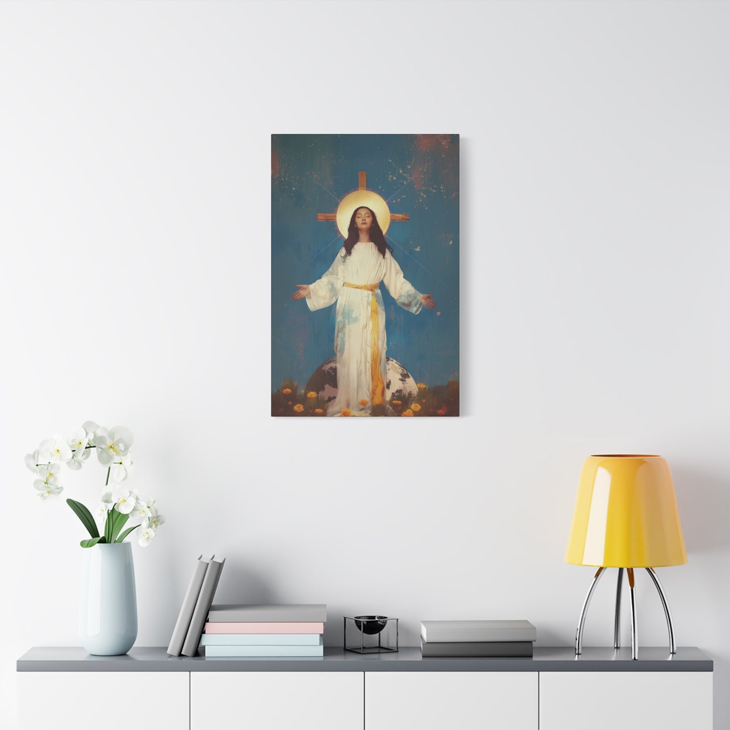 Our Lady of Akita - Mother Mary - Gallery Wrapped Canvas - Print - Religious Art for your Home - Catholic