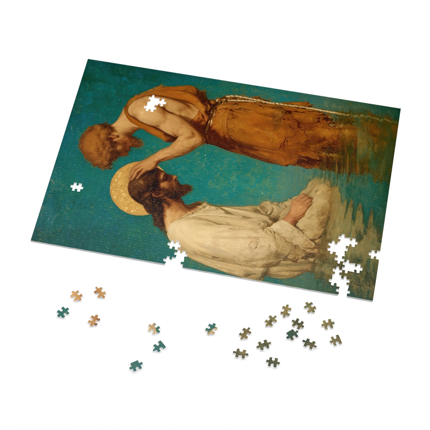 Saint John the Baptist, The Prophet and the Promise - Puzzle & Keepsake Tin - Religious Jigsaw Puzzle (30, 110, 252, 500,1000-Piece)