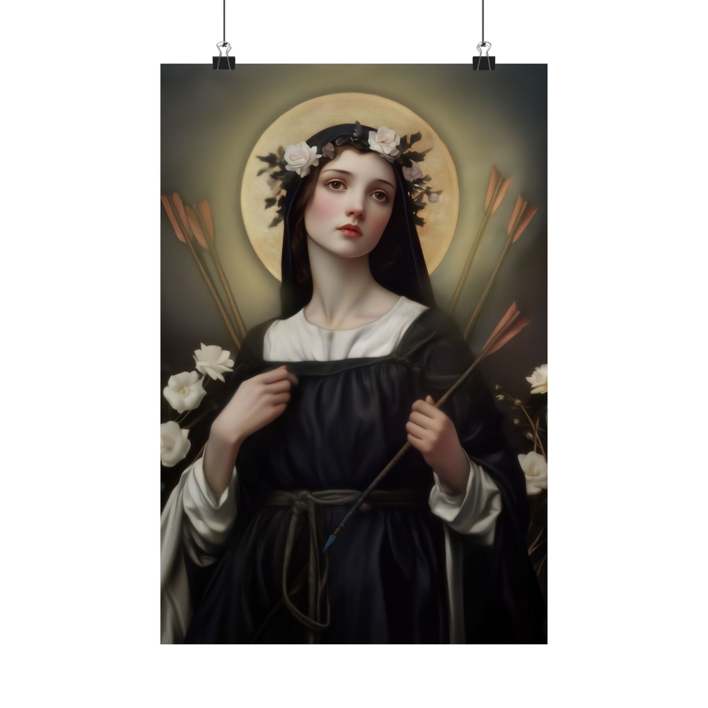 Saint Dorothy of Montau - Sanctified Souls Print - Multiple Sizes - Premium Matte Vertical Posters