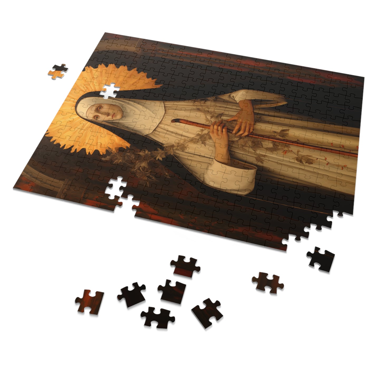 Saint Margaret of Castello - Puzzle and Keepsake Tin - Jigsaw Puzzle (30, 110, 252, 500,1000-Piece) - Religious Puzzle