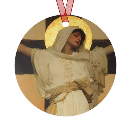 Saint Julia of Carthage Metal Ornament - Religious Holiday Christmas Ornament and Keepsake - Catholic Religious Keepsake