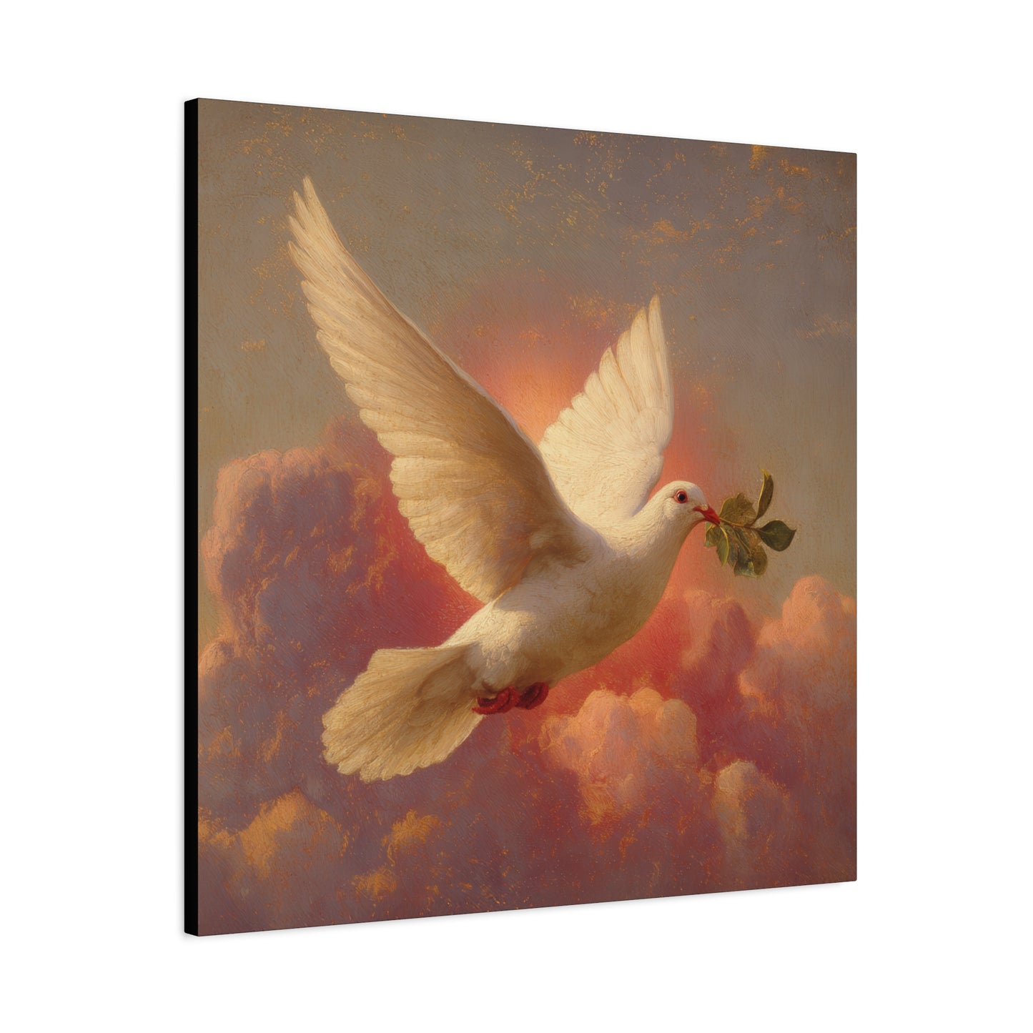 The Spirit Who Restored the Horizon - Holy Spirit - The Dove- Gallery Wrapped Canvas - Print - Religious Art for your Home - Catholic