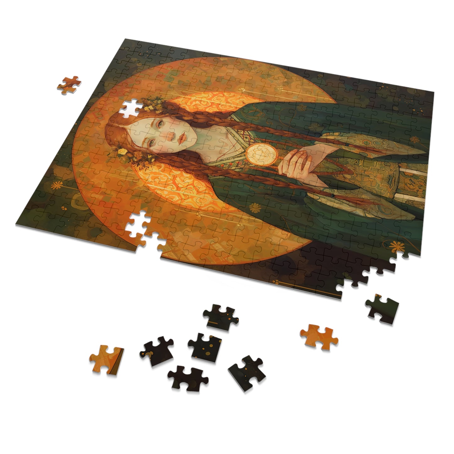 Saint Brigid of Ireland - Puzzle and Keepsake Tin - Religious Jigsaw Puzzle (30, 110, 252, 500,1000-Piece) - Religious Puzzle