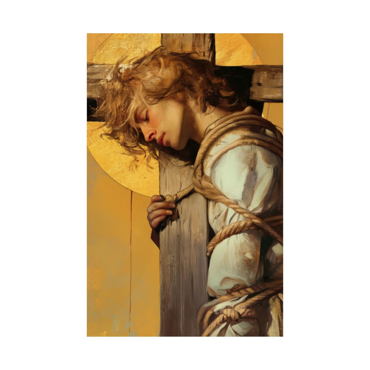Saint Dismus, The 'Good Thief' - Sanctified Souls Print - Multiple Sizes - Premium Matte Vertical Posters