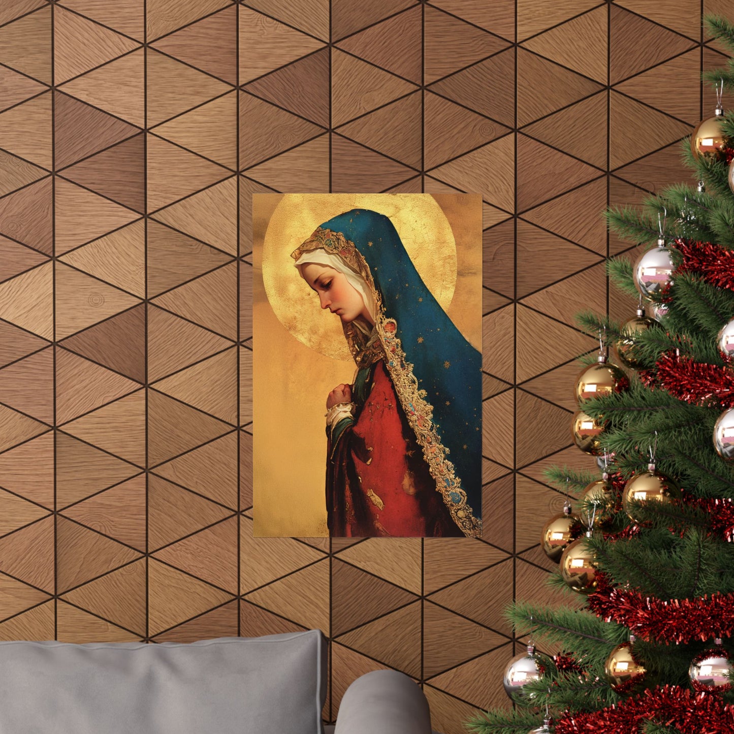 Our Lady of Mercy / Our Lady of Ransom -  Catholic Art - Multiple Sizes - Premium Posters - Catholic Art - Christian Home - Mother Mary