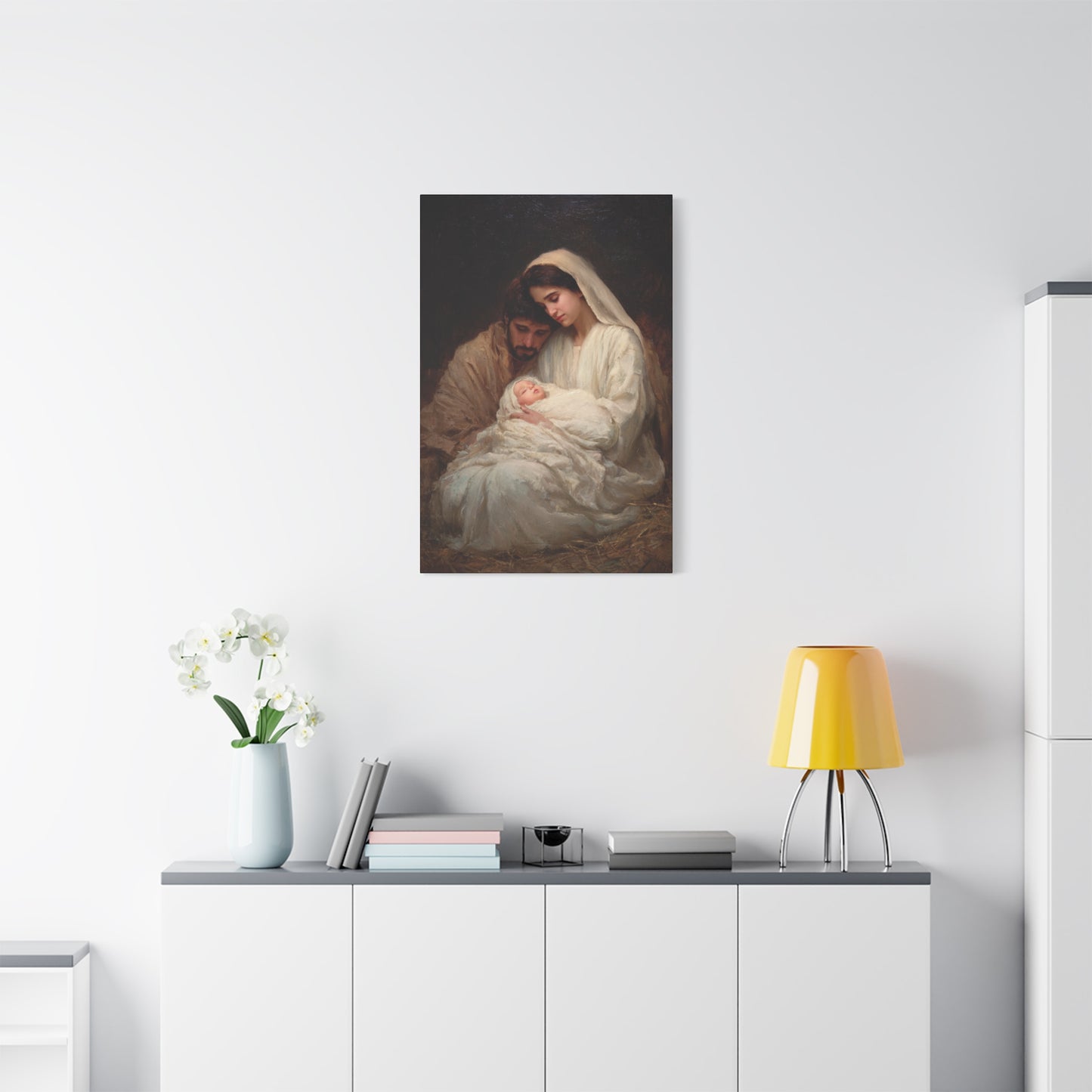 The Quiet Kingdom of the Holy Family - Gallery Wrapped Canvas - Print - Religious Art for your Home - Catholic