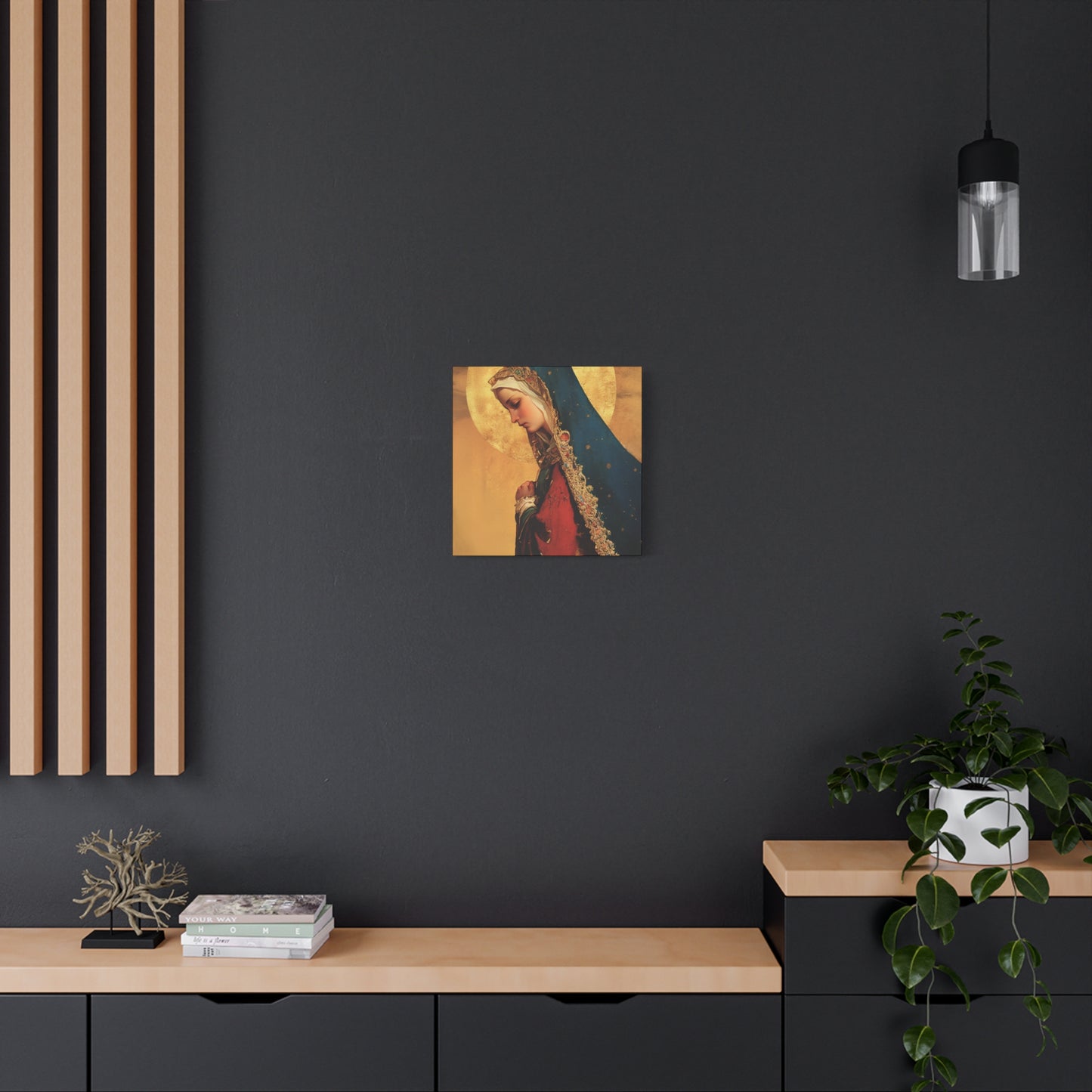 Our Lady of Mercy / Our Lady of Ransom - Multiple Sizes - Catholic Home art - Museum Wrapped Canvas - Sanctified Souls Print - Mother Mary