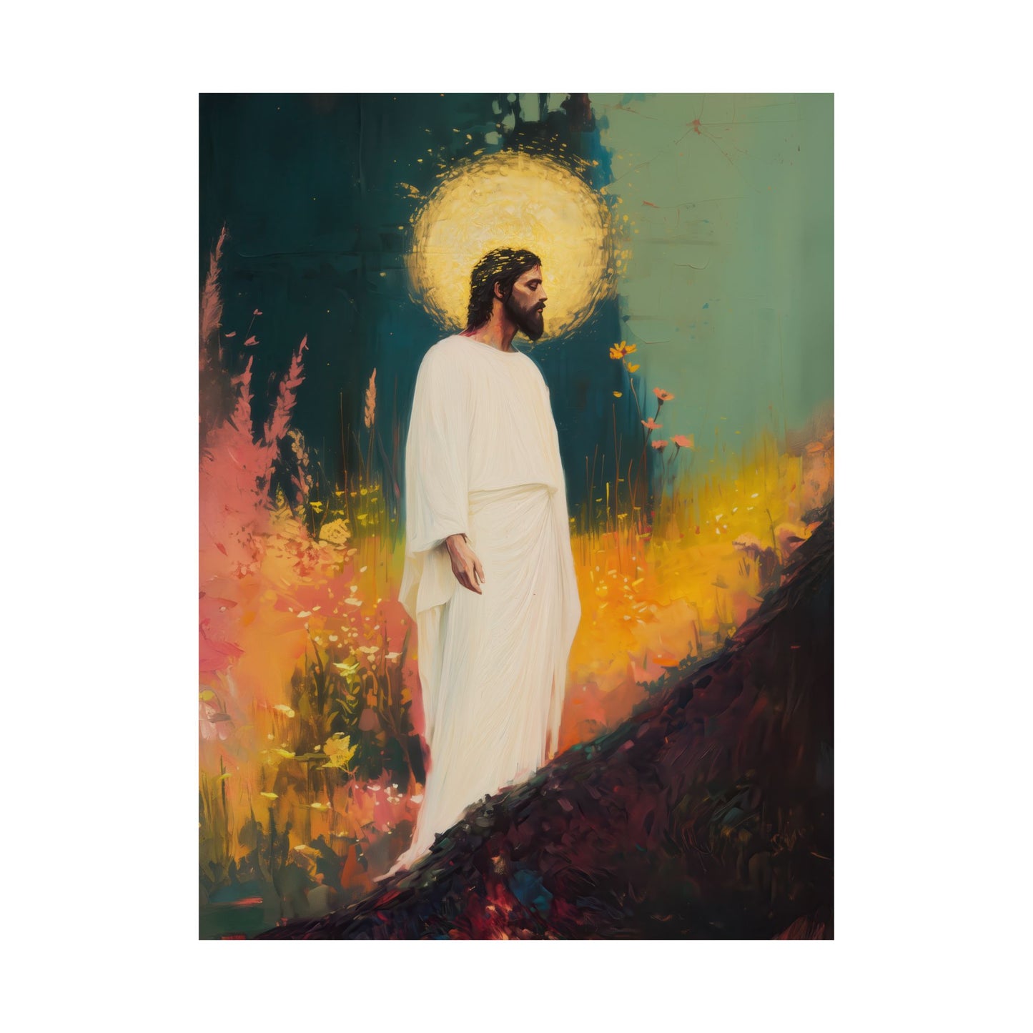 Christus Resurrexit (Christ Is Risen) - Sanctified Souls Print - Multiple Sizes - Premium Matte Vertical Posters - Catholic