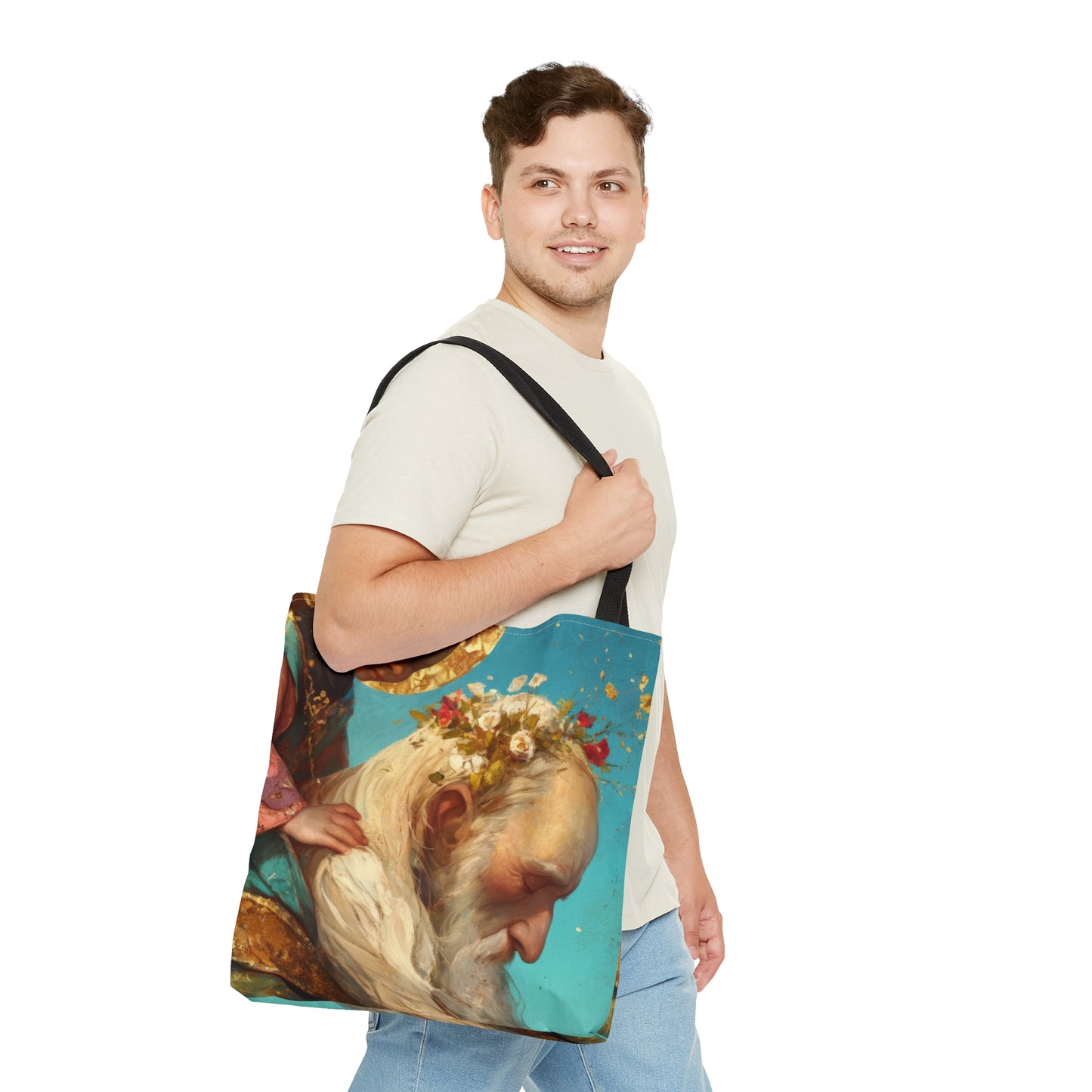Saint Alexis Falconieri Tote Bag - Large Medium Small Faith Art Bag - Catholic Faith Purse - Religious - Prayer Bag - Devotional
