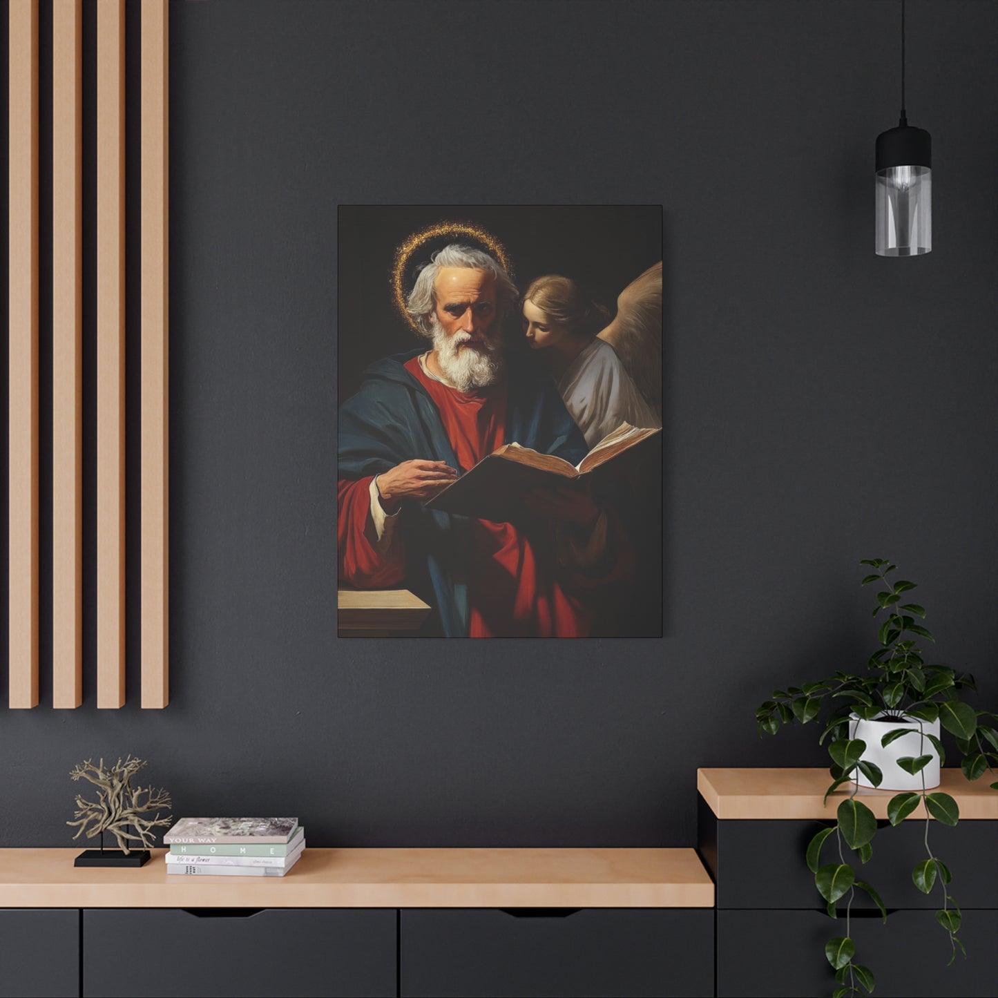 Saint Matthew the Apostle - Gallery Wrapped Canvas - Print - Religious Art for your Home - Catholic