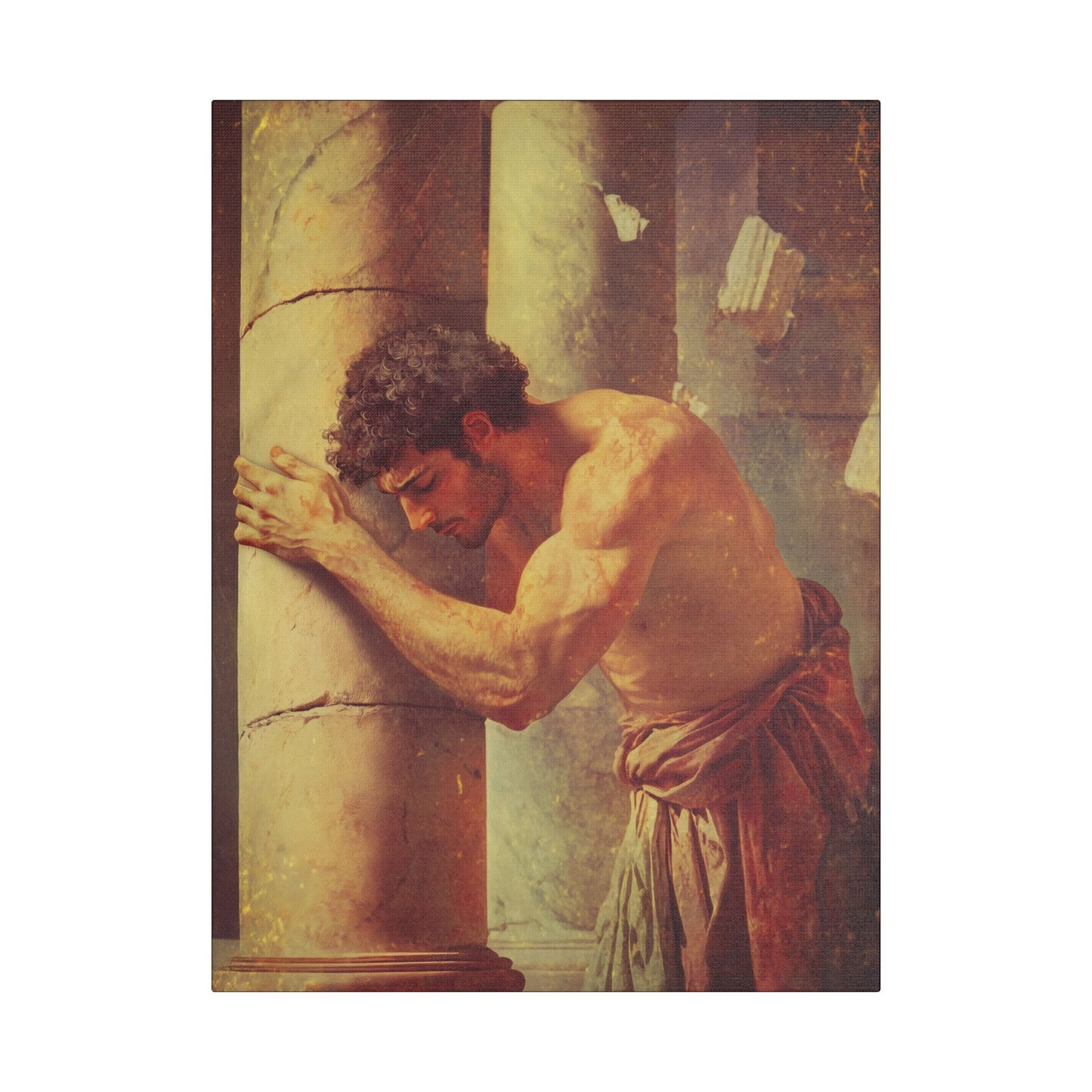 Samson - Museum Wrapped Canvas - Sanctified Souls Print - Religious Art for your Home