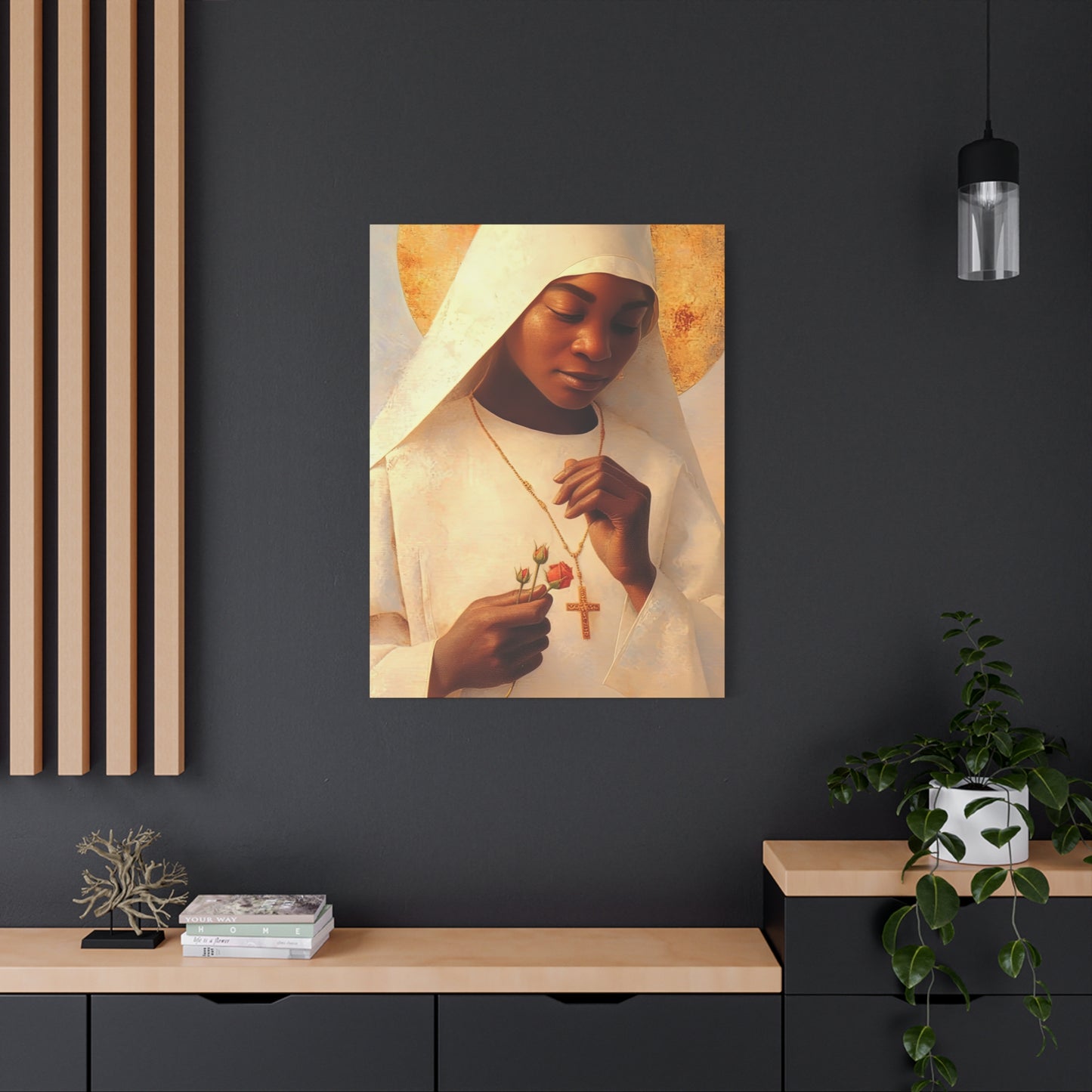 Blessed Marie-Clementine Anuarite Nengapeta - Gallery Wrapped Canvas - Print - Religious Art for your Home - Catholic art print
