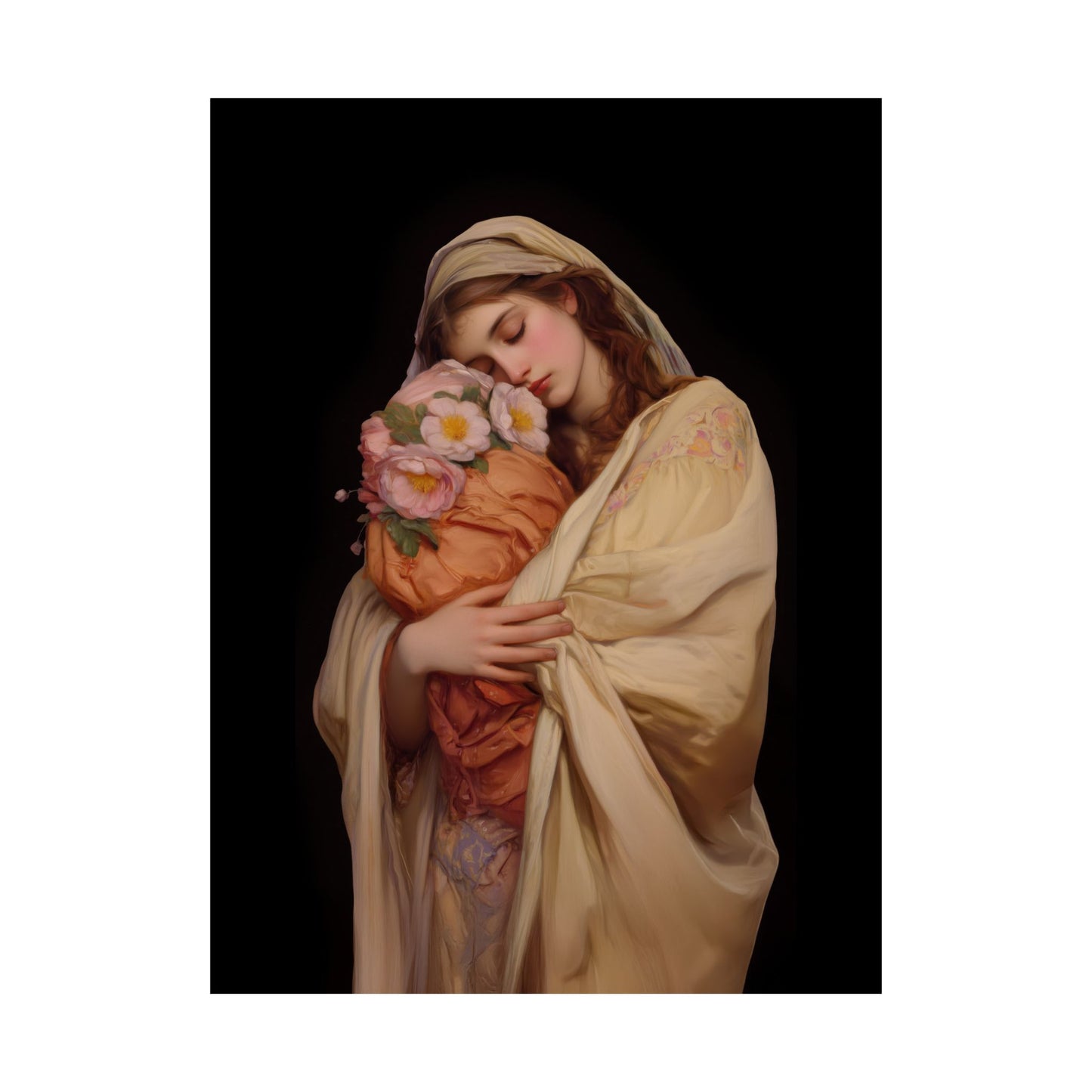 The Silent Cry of the Holy Innocents - The Feast of the Holy Innocents - Multiple Sizes - Premium Posters - Catholic Art - Christian