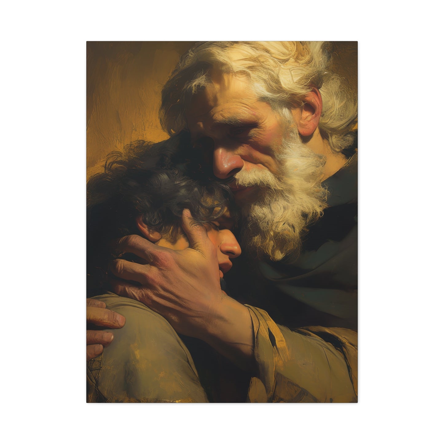 The Return of the Prodigal Son - Gallery Wrapped Canvas - Print - Religious Art for your Home - Catholic Art Print
