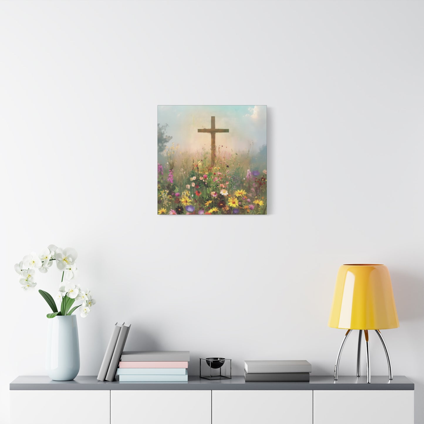 The Cross That Called the Earth to Life - Gallery Wrapped Canvas - Print - Religious Art for your Home - Catholic