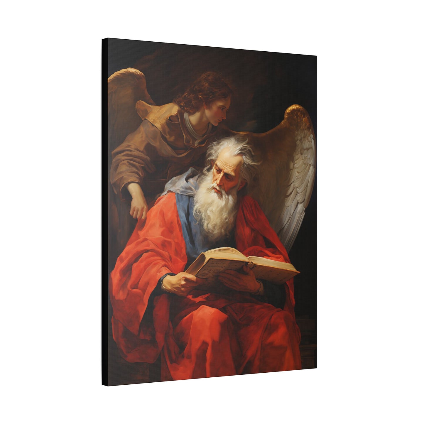 Saint Matthew the Apostle - Museum Wrapped Canvas - Sanctified Souls Print - Religious Art for your Home