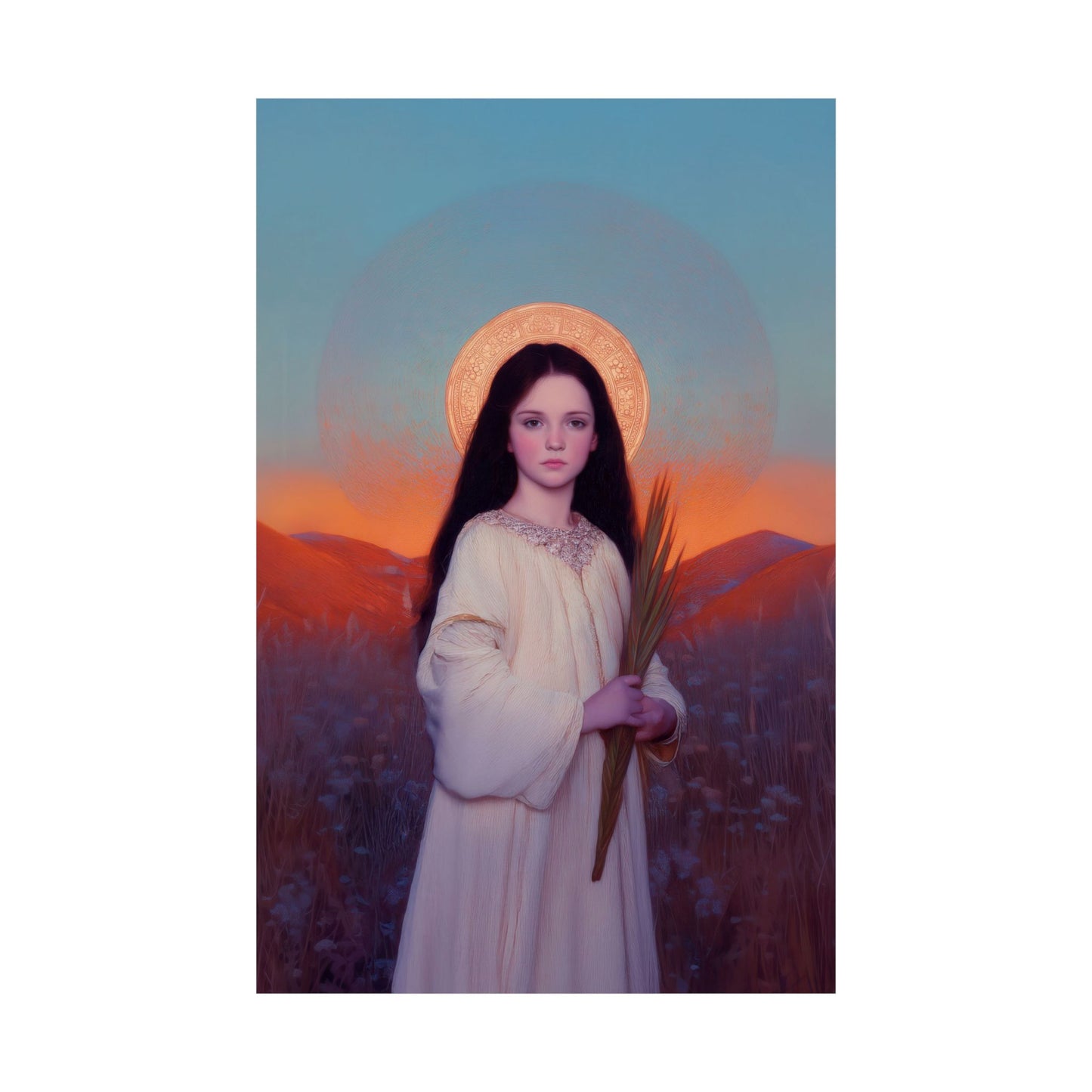 Saint Hope -  Sanctified Souls Print - Multiple Sizes - Premium Posters - Catholic Art - Christian Home - Martyr Saint