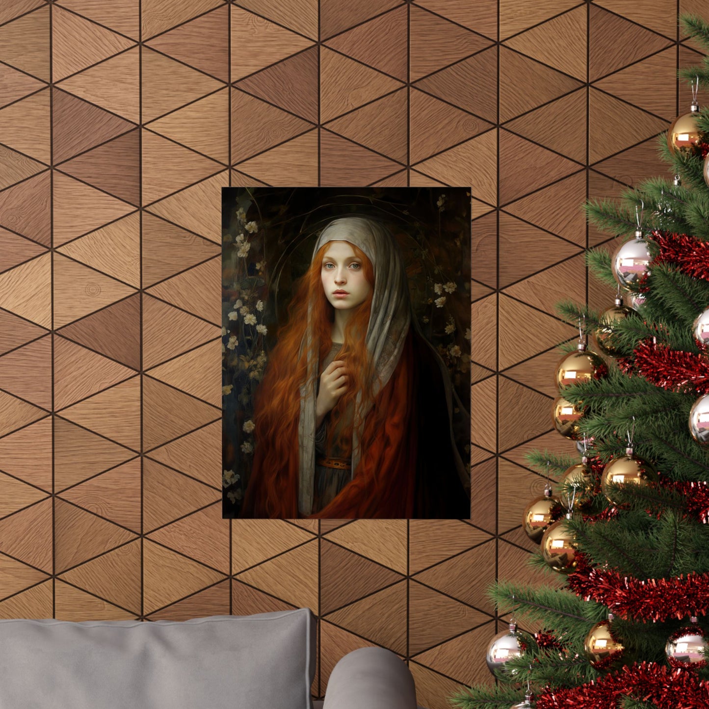 Path to Enlightenment- Mary Magdalene's Awakening Print - Sanctified Souls Print - Multiple Sizes - Premium Matte Vertical Posters